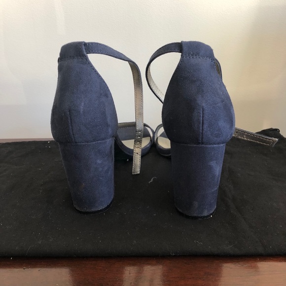 Navy suede heels - Picture 7 of 7